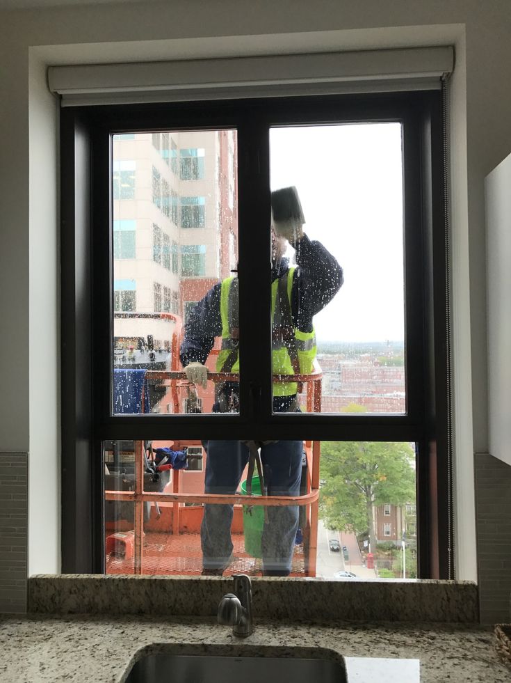 Nettoyage de vitre après construction | Groupe Impec